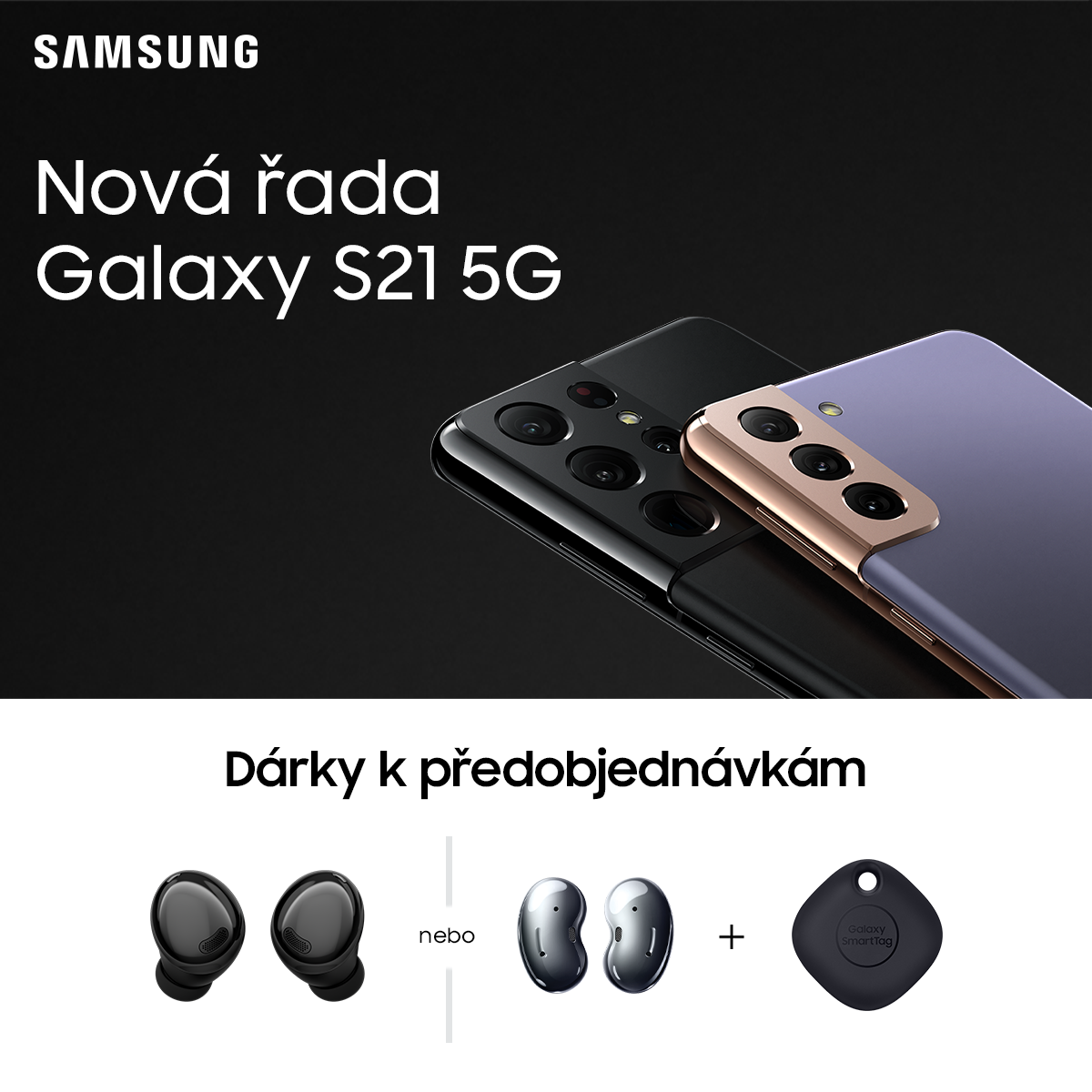 Samsung Galaxy S21 sleva dárky smarty.cz