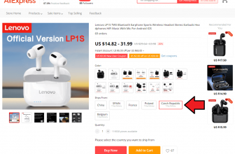 AliExpress český sklad produkt