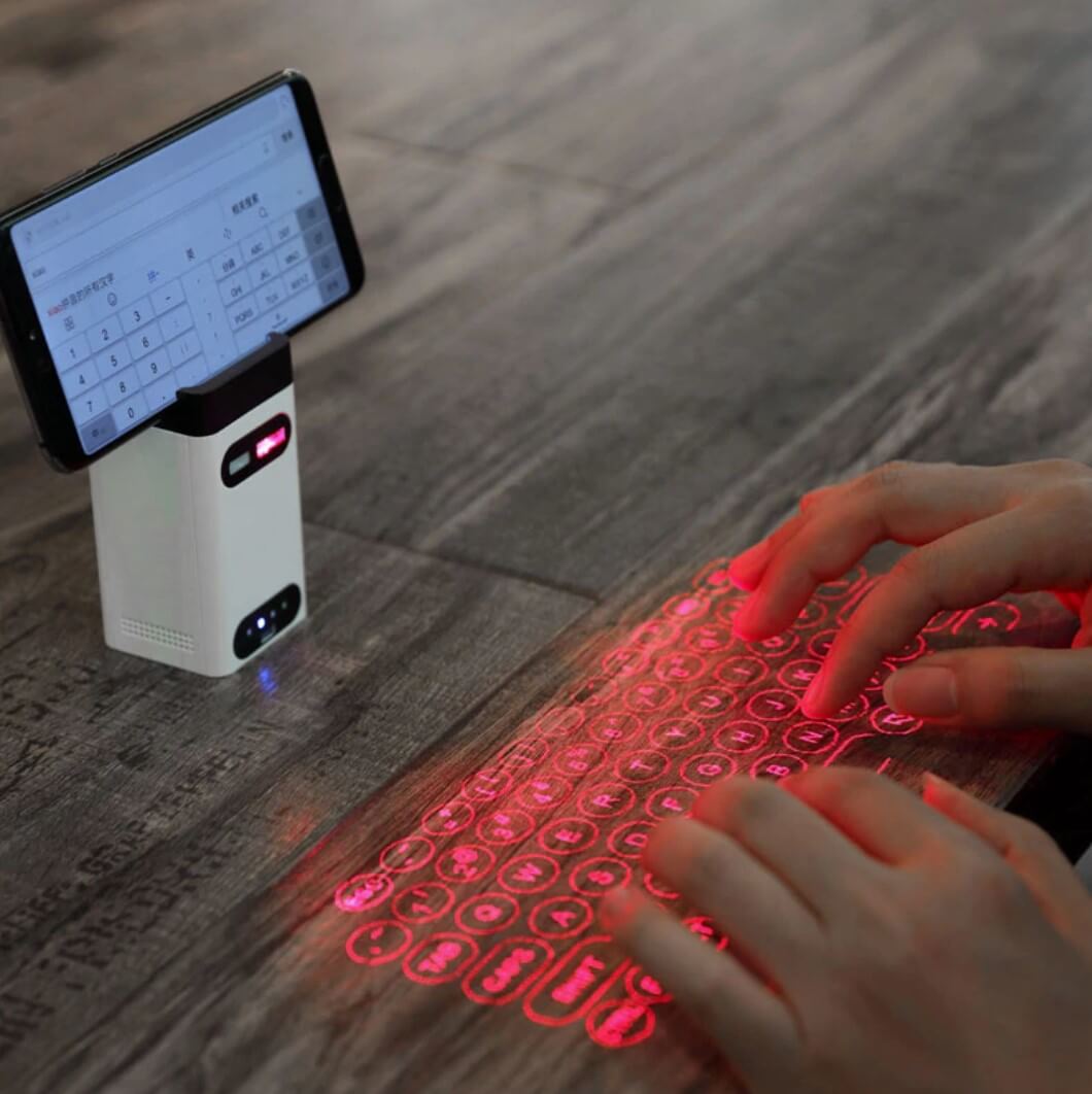 AliExpress virtuální laserová klávesnice