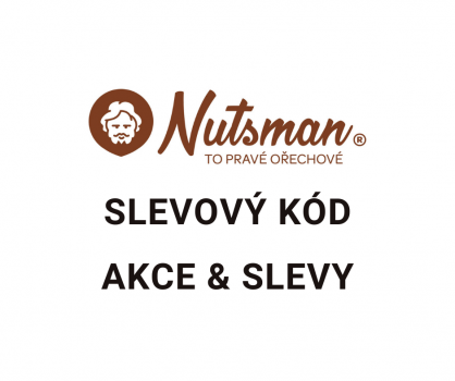 Nutsman.cz slevový kód (kupón) - aktuální akce a slevy