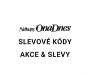 Nákupy Ona Dnes 2024 - tipy na nejlepší slevové kódy, slevy a akce