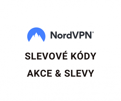 NordVPN slevový kód, slevy a akce
