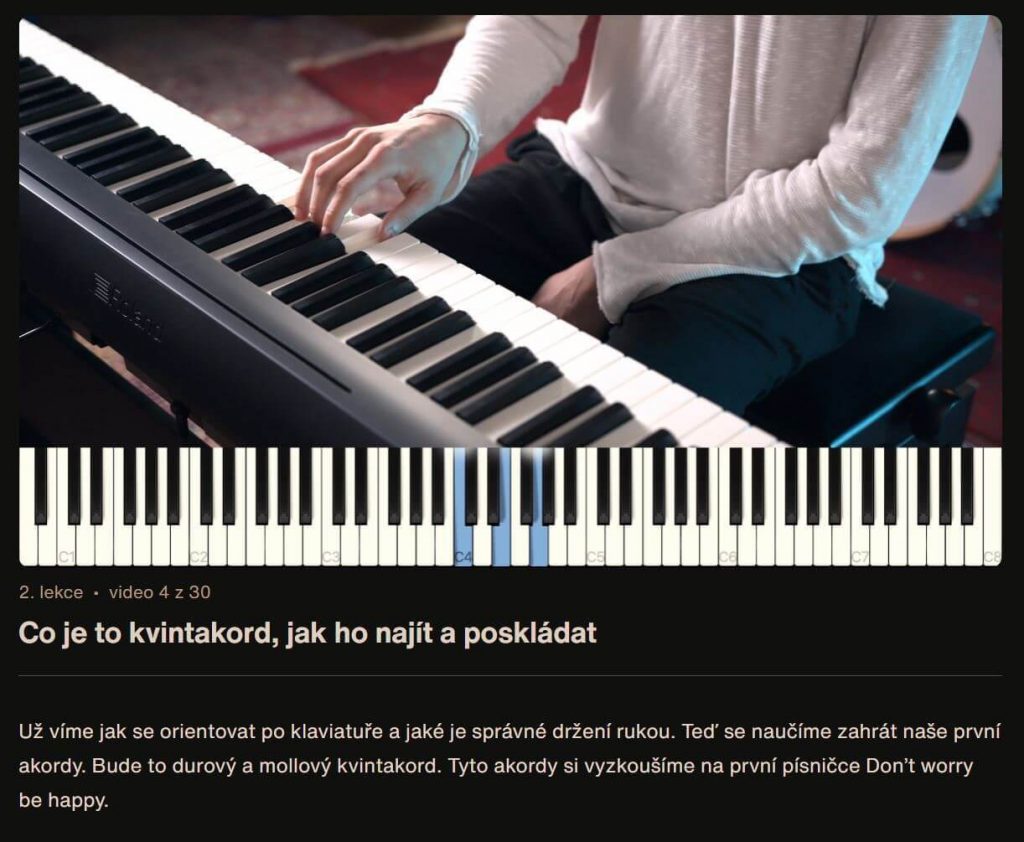 ArtMaster Piano a klávesy pro začátečníky - ukázka - recenze a zkušenosti