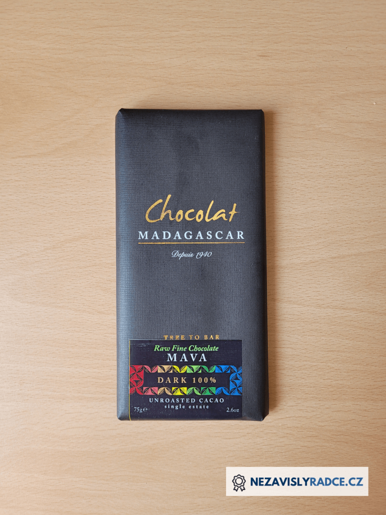 100% raw čokoláda Madagascar PraveBio recenze a zkušenosti