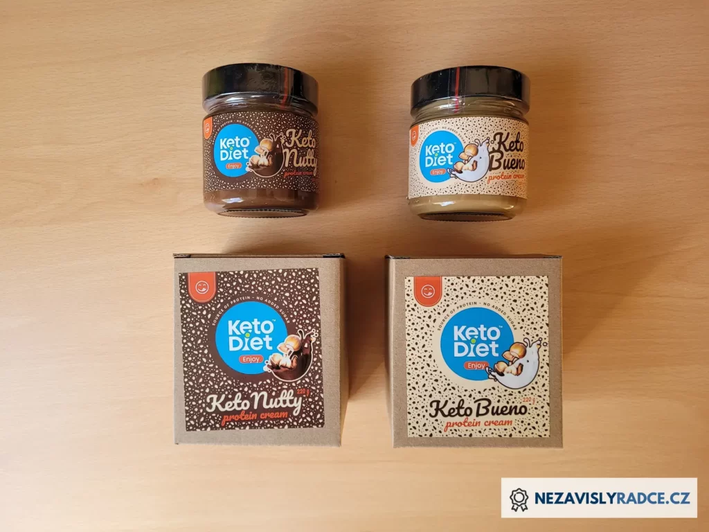 KetoDiet proteinové pomazánky Keto Nutty a Keto Bueno recenze a zkušenosti