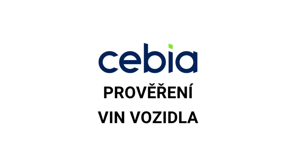 Cebia prověření VIN zdarma