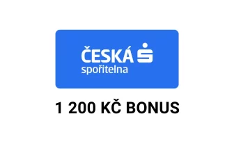 Česká spořitelna bonus za založení účtu