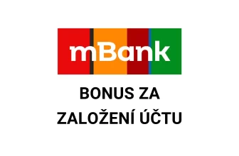 mBank mKonto bonus za založení účtu
