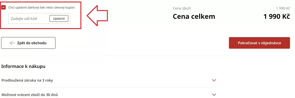 Kytary slevový kód košík