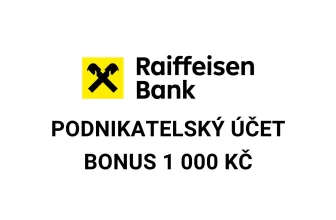 Raiffeisenbank podnikatelský účet 1000 Kč bonus
