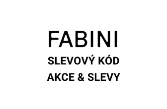 Fabini slevový kód