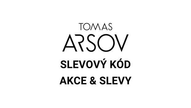 TOMAS ARSOV slevový kód