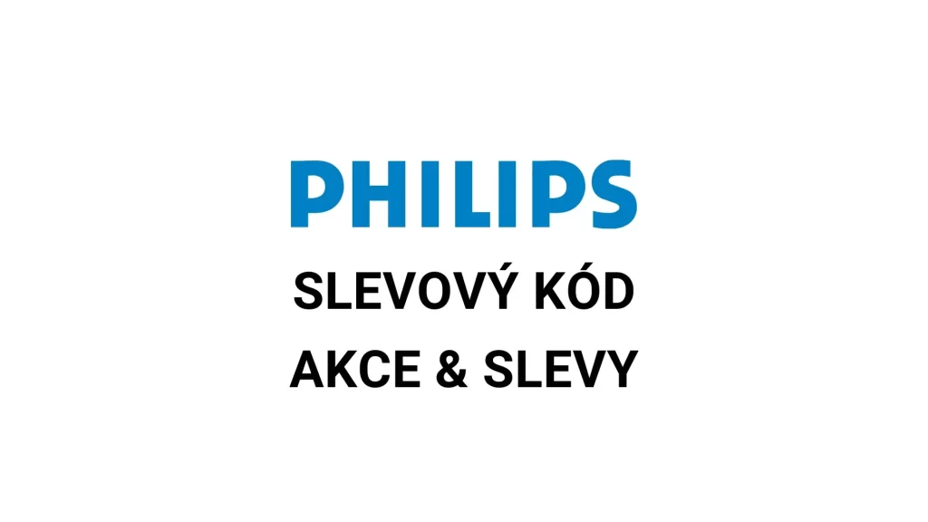 Philips slevový kód