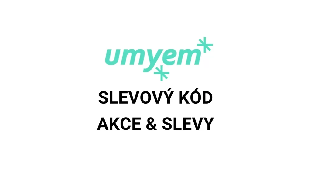 Umyem slevový kód