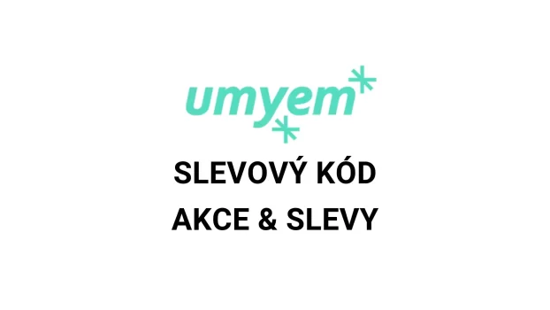 Umyem slevový kód