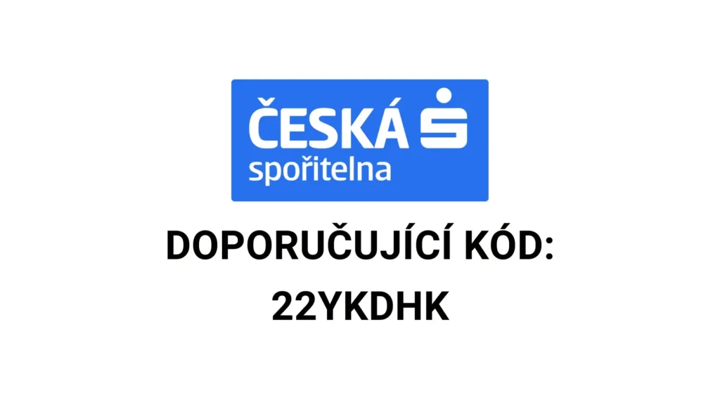 Česká spořitelna doporučující kód