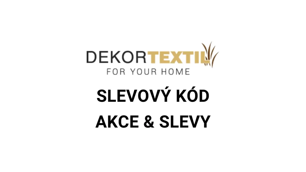 DekorTextil slevový kód