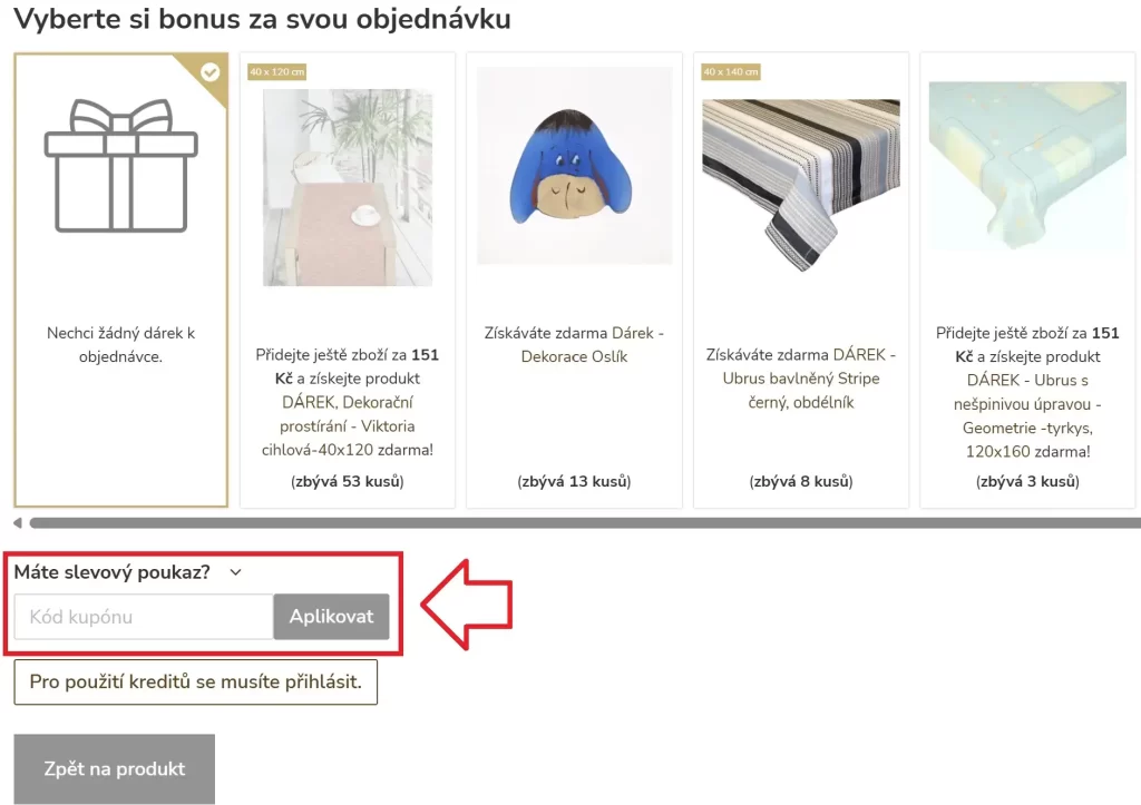 DekorTextil slevový kupón