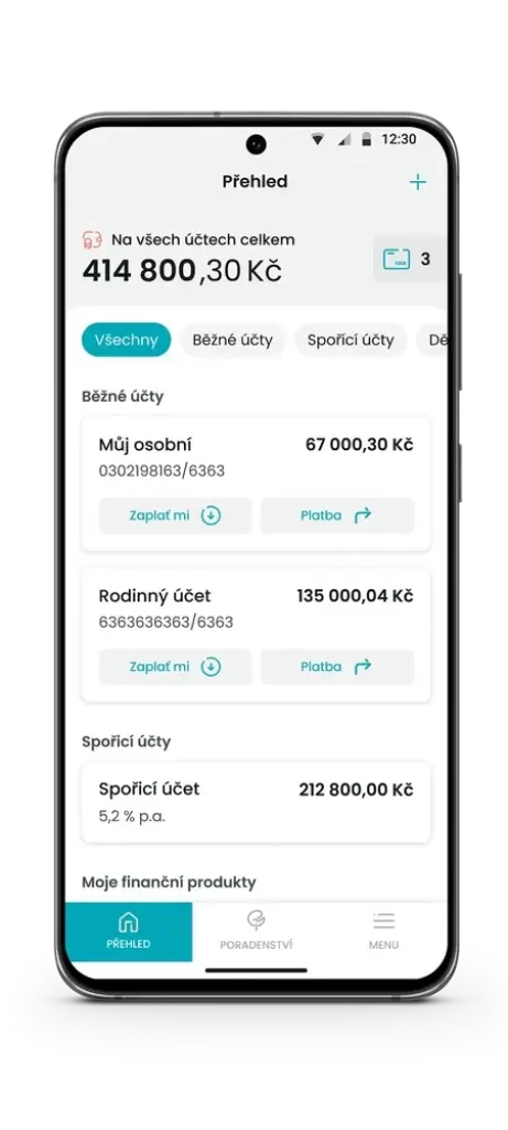 Partners Banka mobilní aplikace