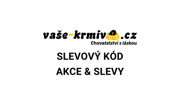 Vaše krmivo slevový kód