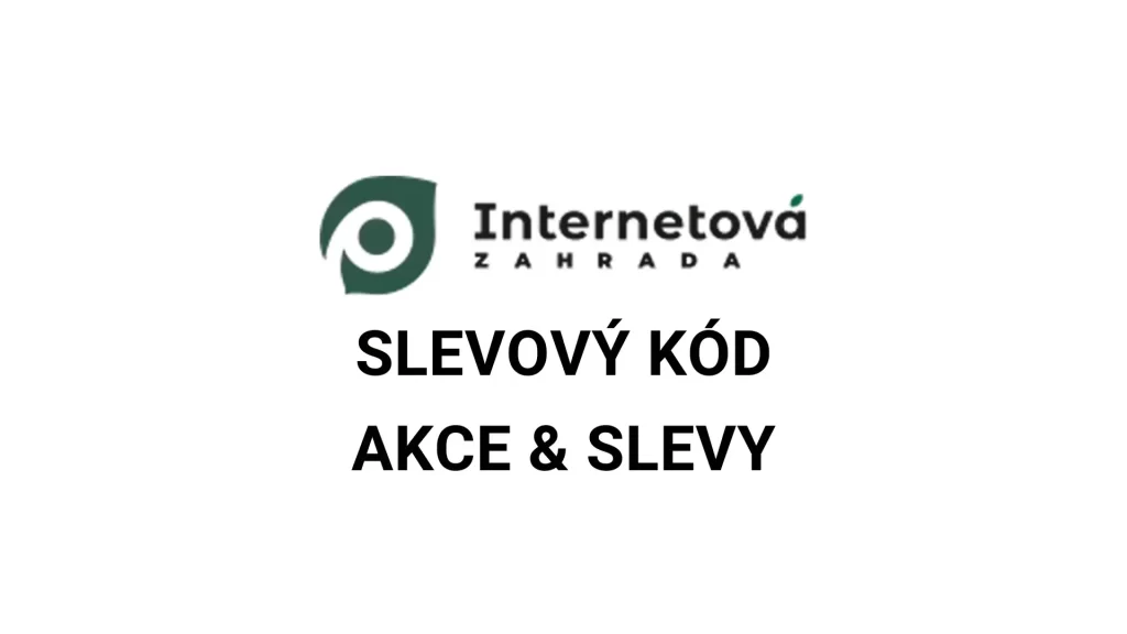 Internetová zahrada slevový kód