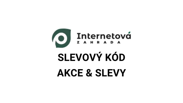 Internetová zahrada slevový kód