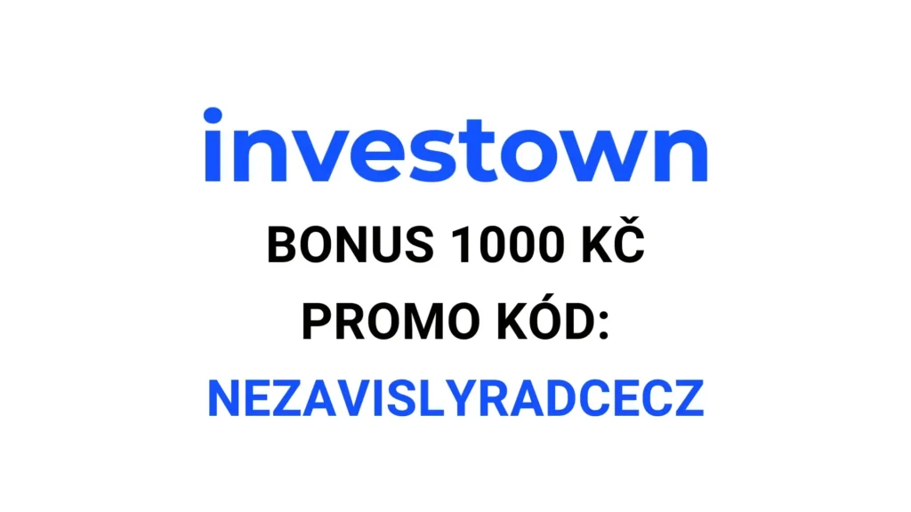 Investown promo kód 1000 Kč bonus