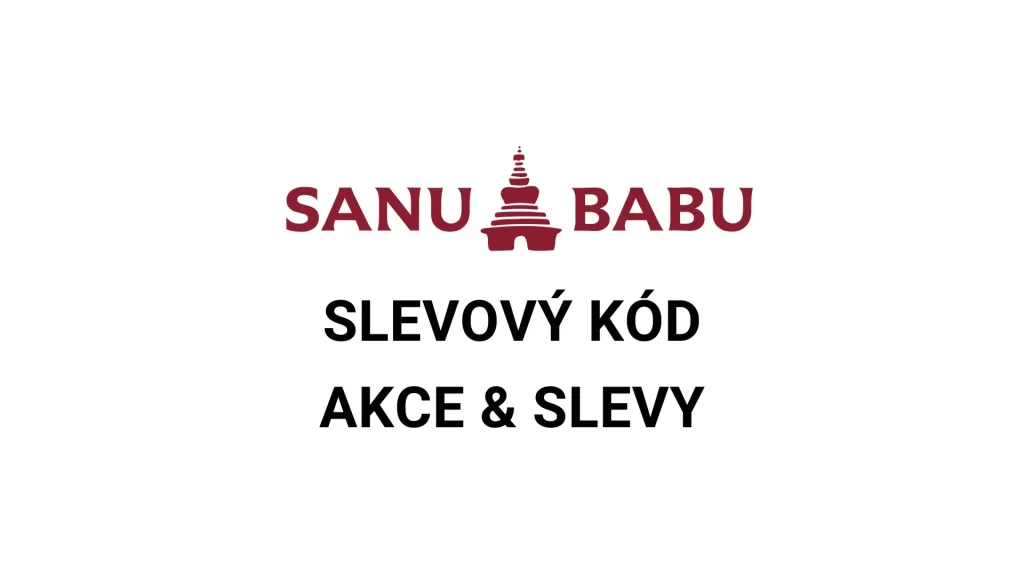 SANU BABU slevový kód