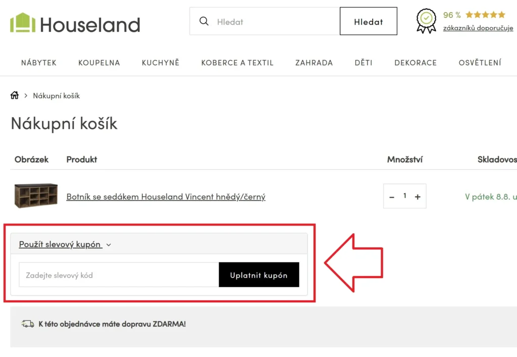 Houseland slevový kupón
