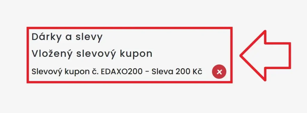 Edaxo slevový kupón