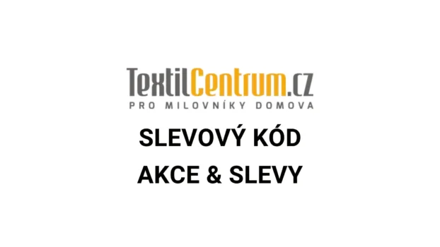 TextilCentrum slevový kód