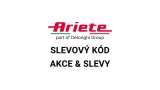 Ariete slevový kód a slevy
