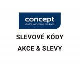 Concept slevový kód a slevy