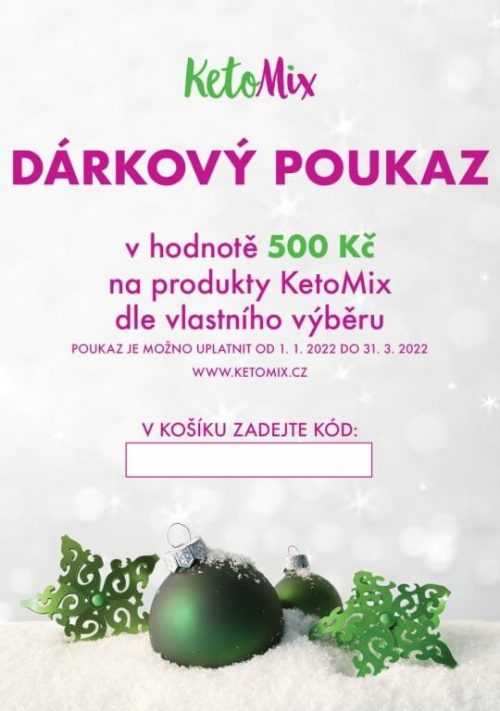 Dárkový poukaz na keto dietu