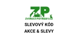 Zvířecí potřeby slevový kód a slevy